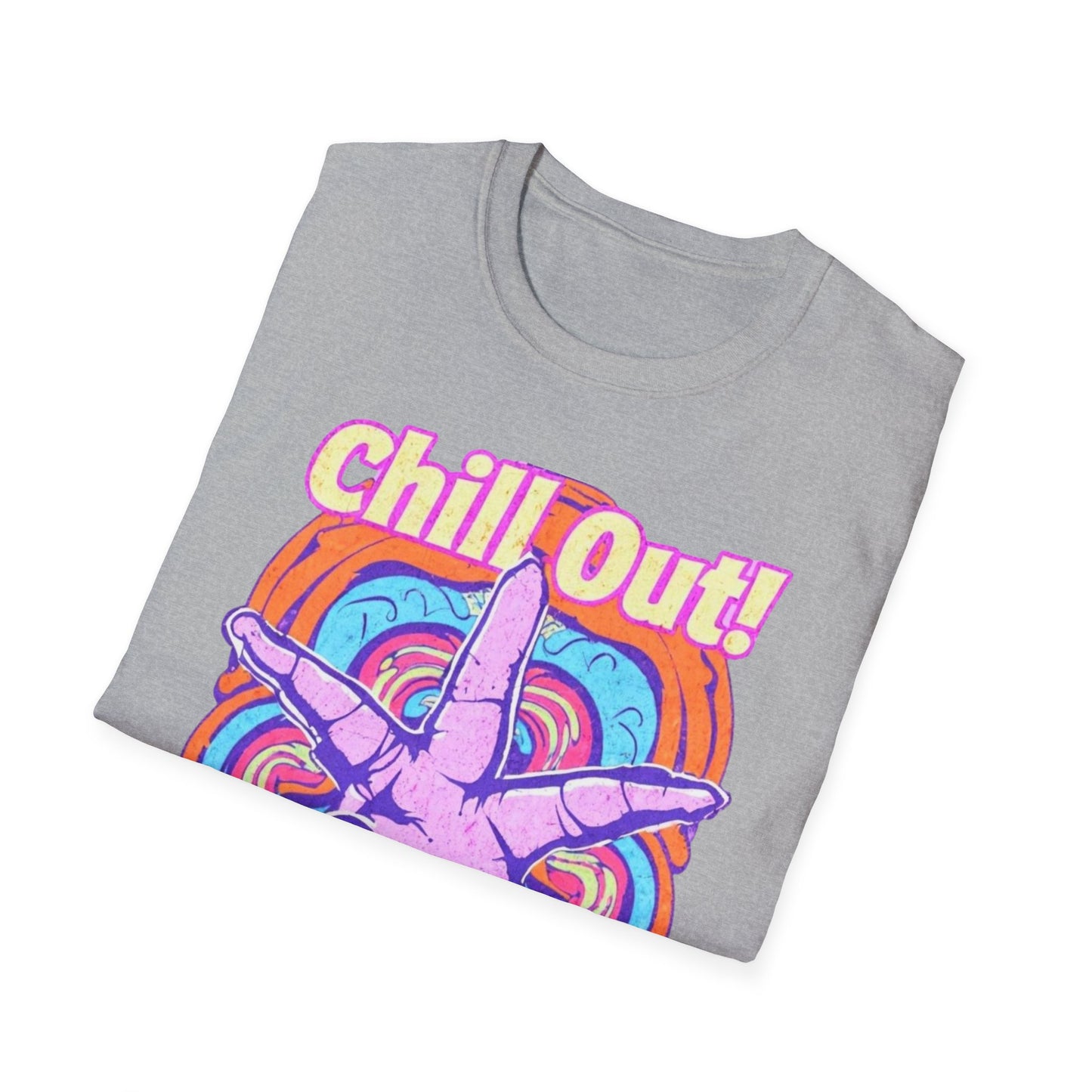 Chill out Psychedelic Unisex Softstyle T-Shirt