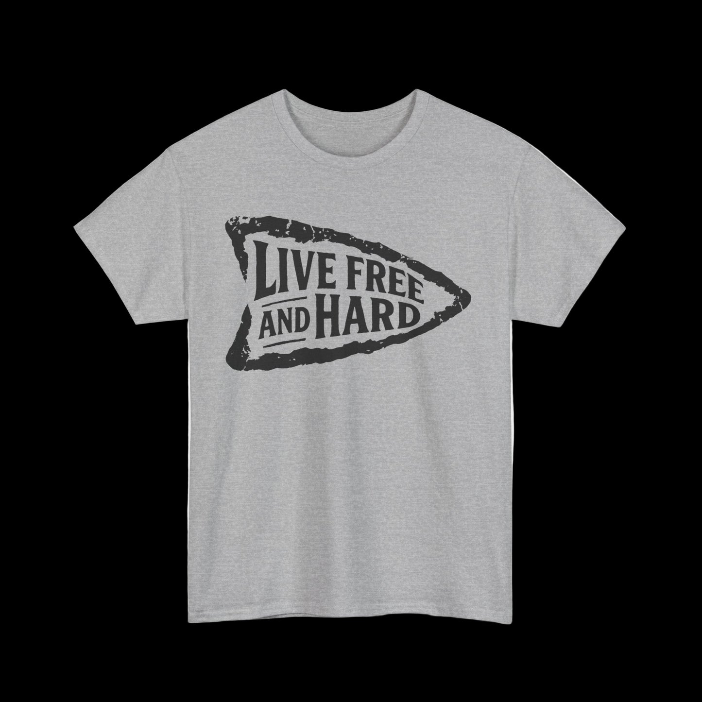 Vintage Live Free and Hard Tee