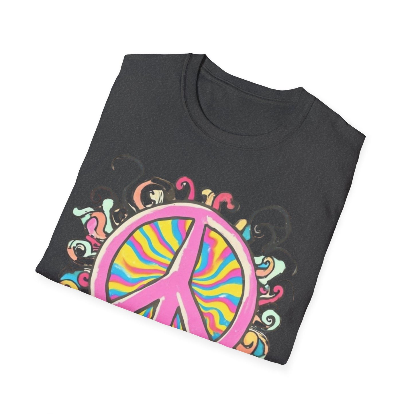 Peace out Unisex Softstyle T-Shirt