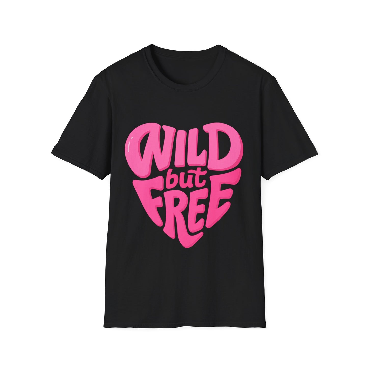 Playful Logo Unisex T-Shirt - Wild But Free Design