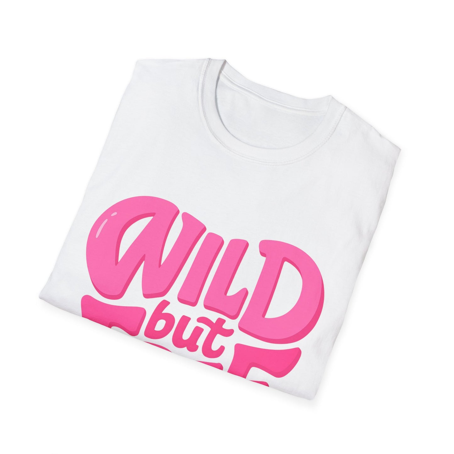 Playful Logo Unisex T-Shirt - Wild But Free Design