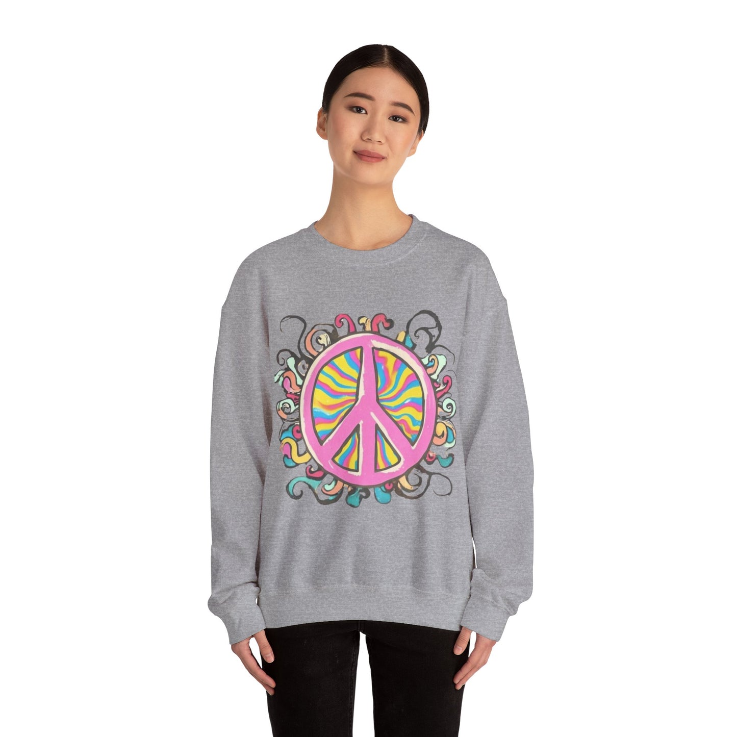 Colour Peace Unisex Heavy Blend™ Crewneck Sweatshirt