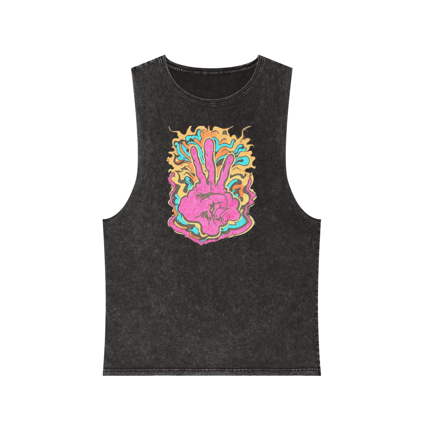 Really peaced out Unisex Stonewash Tank Top