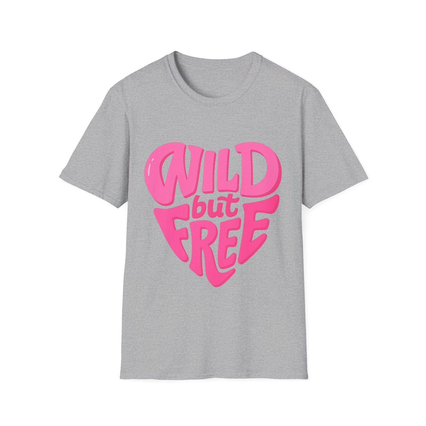 Playful Logo Unisex T-Shirt - Wild But Free Design