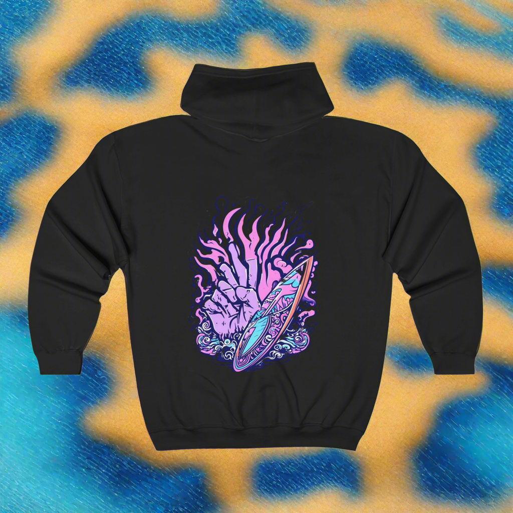 Surf Peace Unisex Heavy Blend™ Full Zip Hooded Sweatshirt