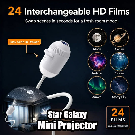 USB Starry Sky Galaxy Projector