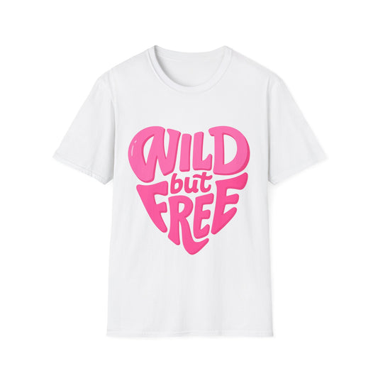 Playful Logo Unisex T-Shirt - Wild But Free Design