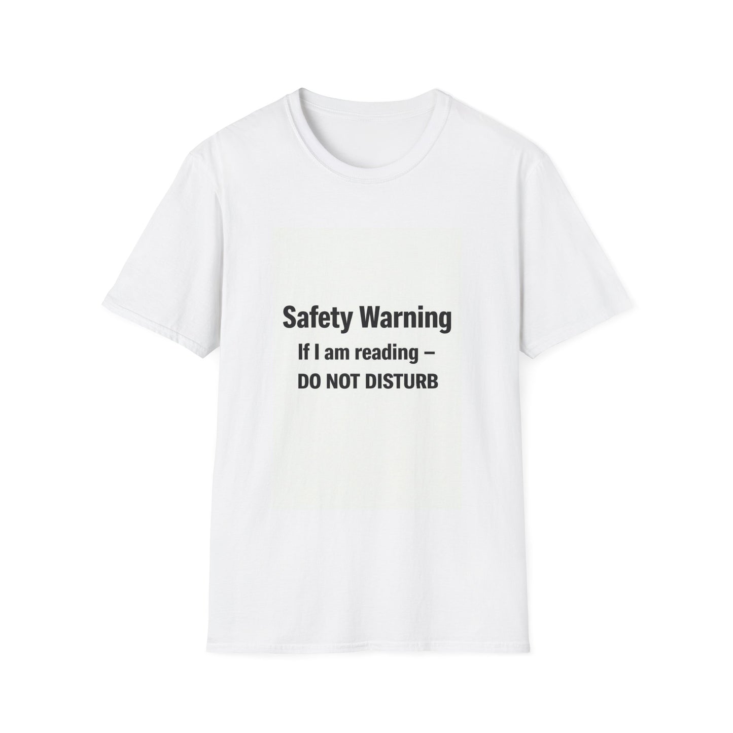 Do Not Disturb T-Shirt — "If I Am Reading" Novel Lover Tee